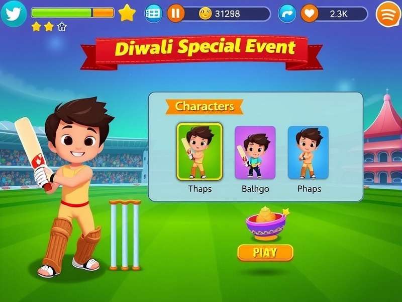 Chhota Bheem Cricket Blitz gameplay screenshot